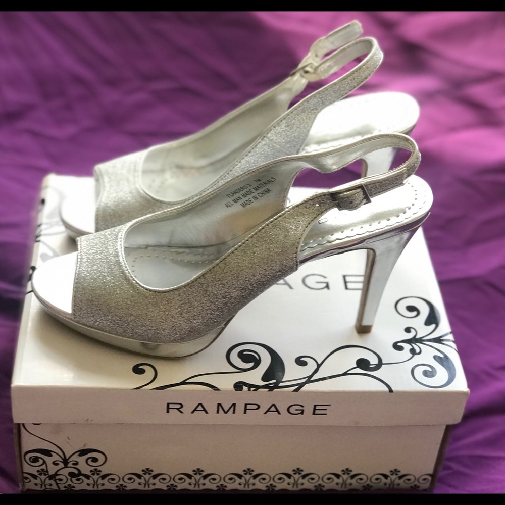 Sling back heels